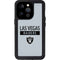 NFL Las Vegas Raiders Silver Performance Series iPhone 15 Pro Waterproof Case